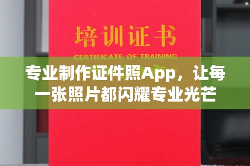 莱山专业制作证件照App，让每一张照片都闪耀专业光芒
