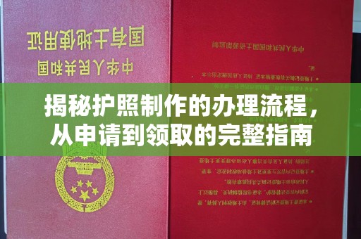依兰揭秘护照制作的办理流程，从申请到领取的完整指南